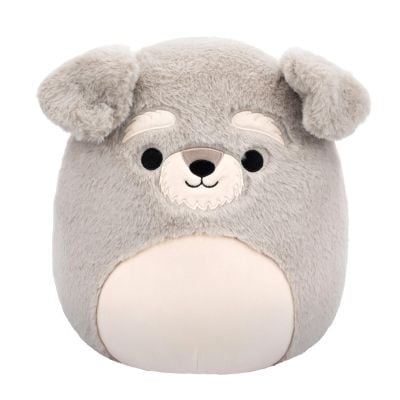 Jucarie de plus, Squishmallows, Fuzzamallows, Catelusul Shaun, 30 cm