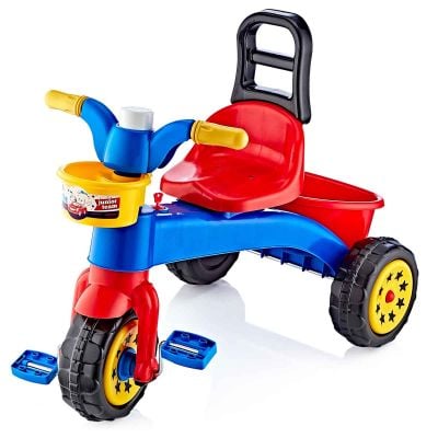 Tricicleta pentru copii cu claxon, Guclu Toys, Sweet