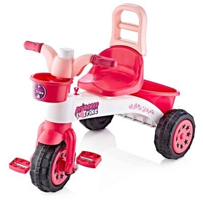 Tricicleta pentru copii cu claxon, Guclu Toys, Princess