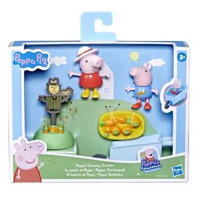 T000F2189_002w 5010993933129 Set de joaca cu 2 figurine si accesorii, Peppa Pig, Garden Fun, F3767