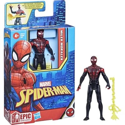 Figurina Marvel Spider-Man, Epic Hero, Miles Morales, 10 cm