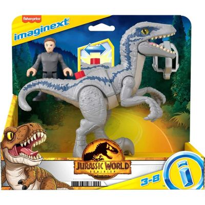 T000GVV65_003w 194735102969 Set dinozaur cu figurina, Imaginext Jurassic World, Blue, HKG15