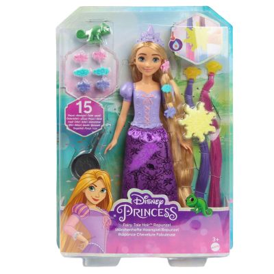 T000HLW18_001w 194735120437 Papusa cu accesorii pentru par, Disney Princess, Rapunzel, HLW18