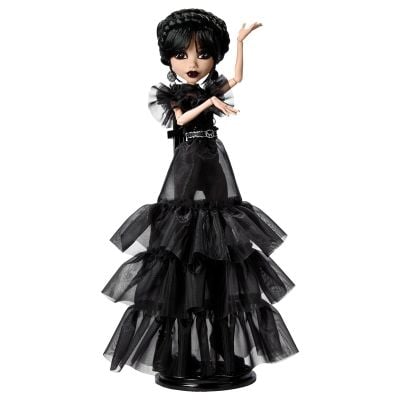 Papusa Monster High, Wednesday Raven Dress, 33 cm, HXJ03