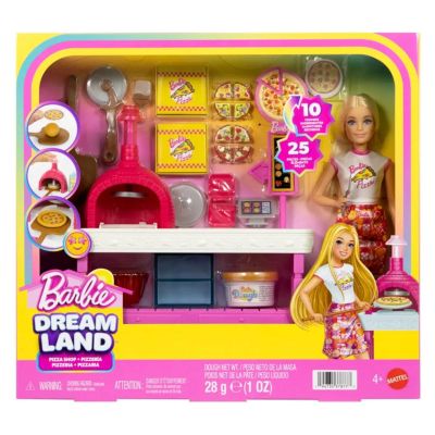 Set de joaca cu papusa, Barbie Dream Land, Pizza Shop, JMK21