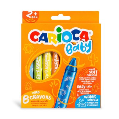 T01042892_001w 8003511428921 Set 8 creioane cerate, Carioca, Baby Wild