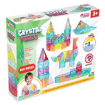 Set de constructie, Dede, Crystal Puzzle, 300 piese