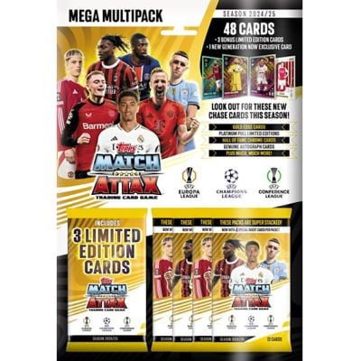 Set cartonase Mega Multipack, Topps, UEFA Match Attax 2024-2025