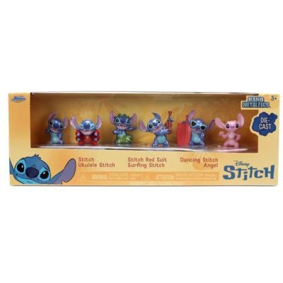 Set 6 figurine metalice, Jada, Disney Stitch