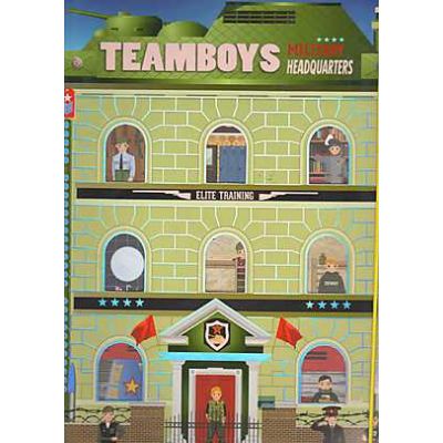 Carte de colorat unitati militare Girasol - Colectia Teamboys