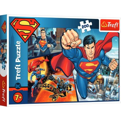 TF13266_001w 5900511132663 Puzzle Trefl 200 piese, Superman
