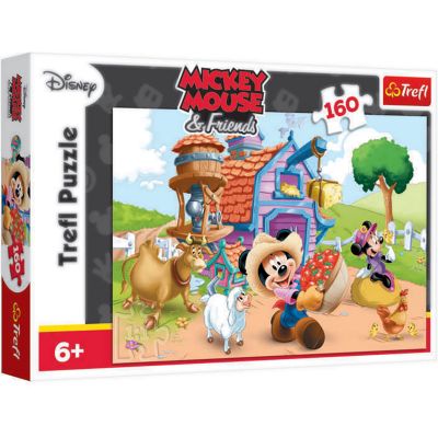 TF15337_001w Puzzle Trefl, Mickey Mouse fermierul, 160 piese