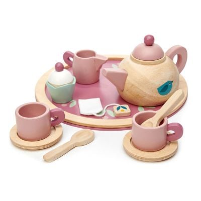 N01008239_001 191856082392 Set pentru servit ceai din lemn premium, Tender Leaf Toys, 8 piese 