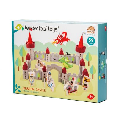 TL8322 Castelul Dragonului, Tender Leaf Toys, 59 piese