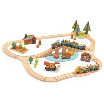 TL8702_001 Set Tren din lemn Tender Leaf Toys TL8702