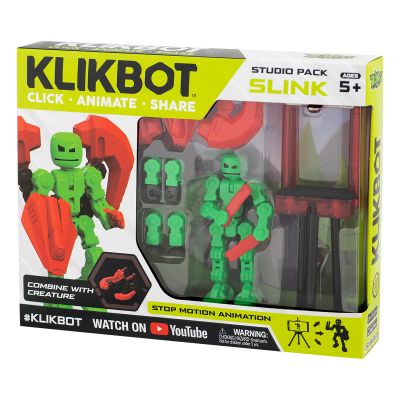 TST2600 Set Figurina Robot articulat transformabil KlikBot, Green
