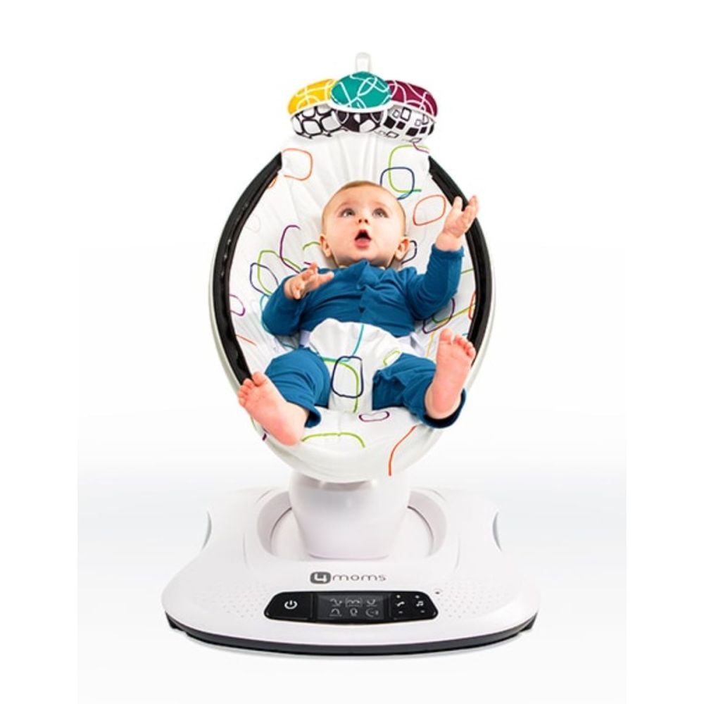 Fotoliu balansoar bebelusi 4Moms Mamaroo 4.0, Plush, Multicolor