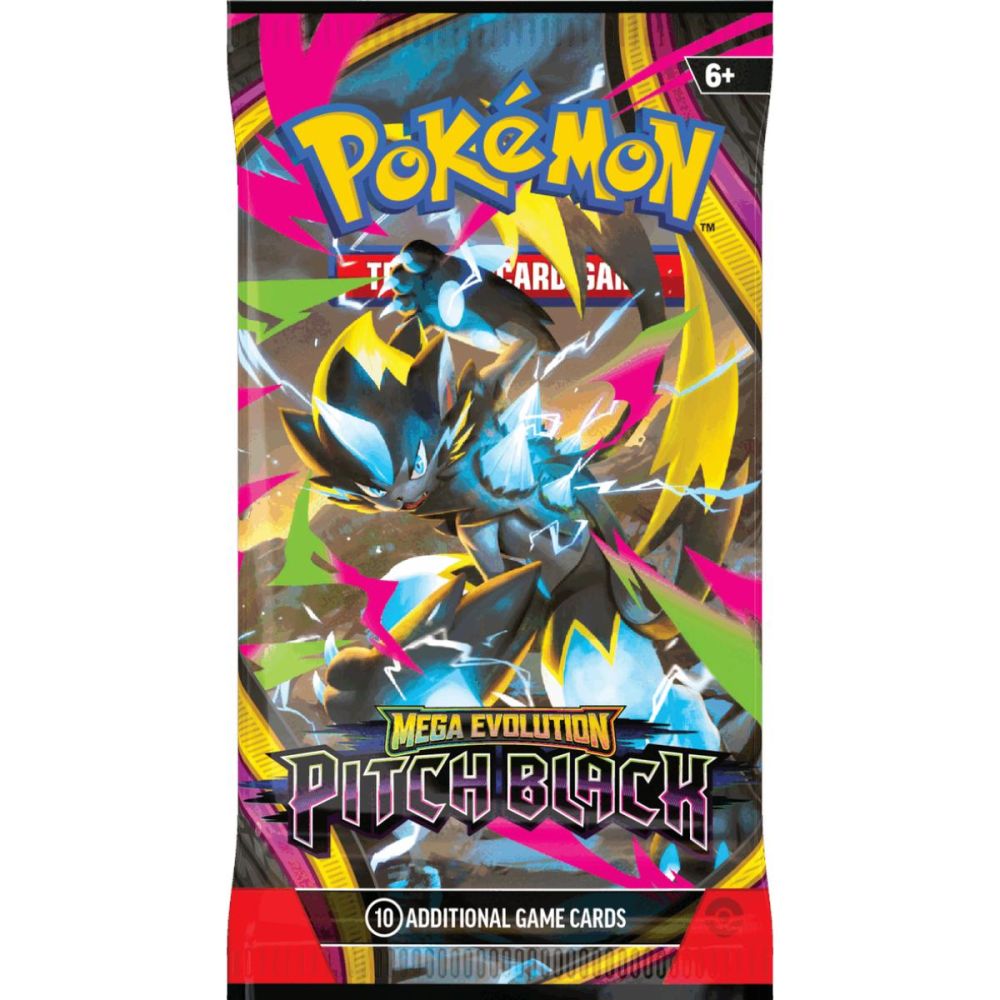 Set carti de joc, Pokemon TCG, Mega Evolution, Pitch Black, Booster