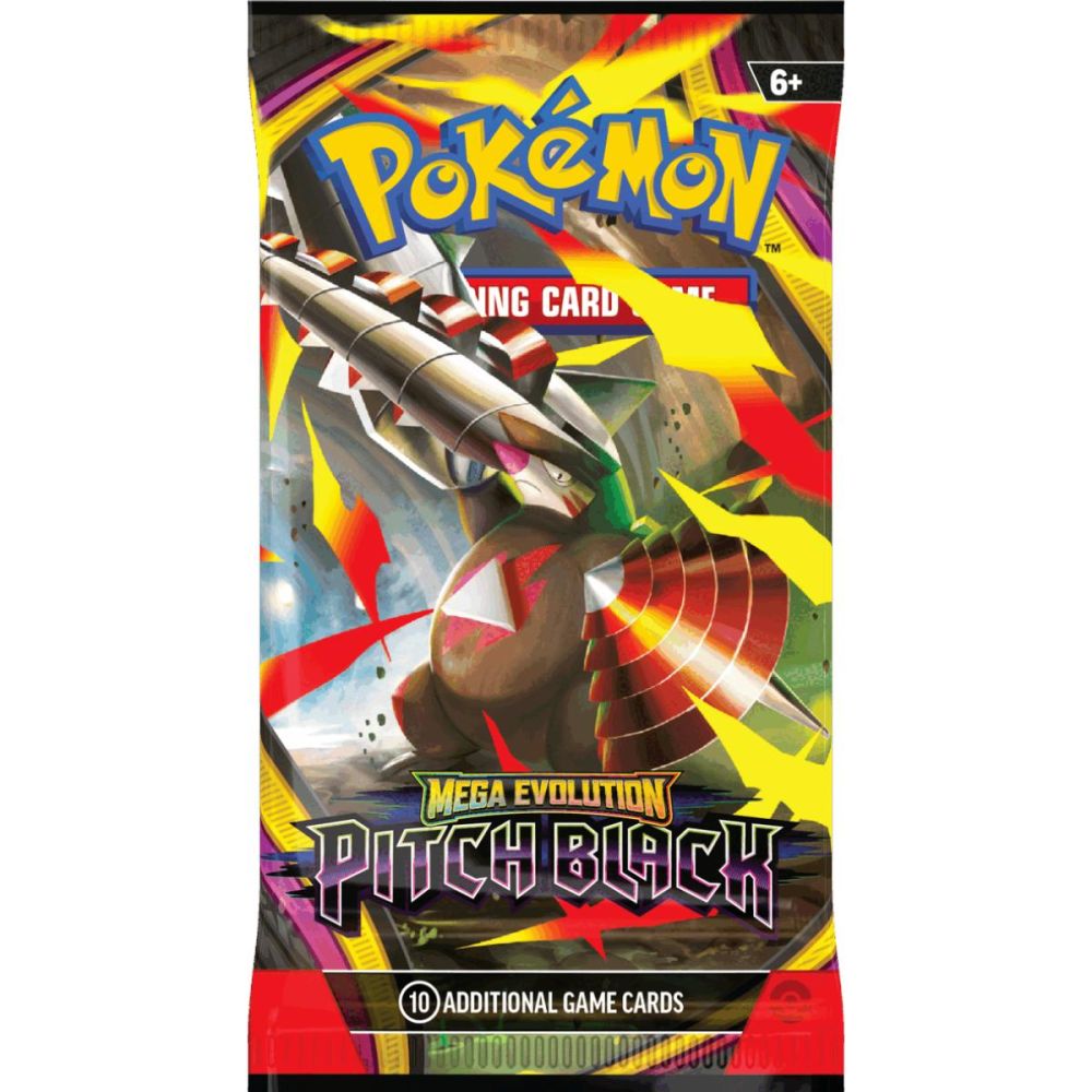 Set carti de joc, Pokemon TCG, Mega Evolution, Pitch Black, Booster