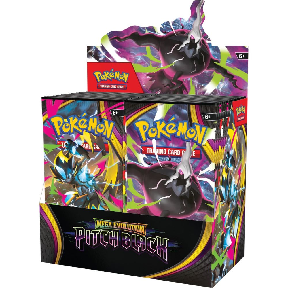 Set carti de joc, Pokemon TCG, Mega Evolution, Pitch Black, Booster