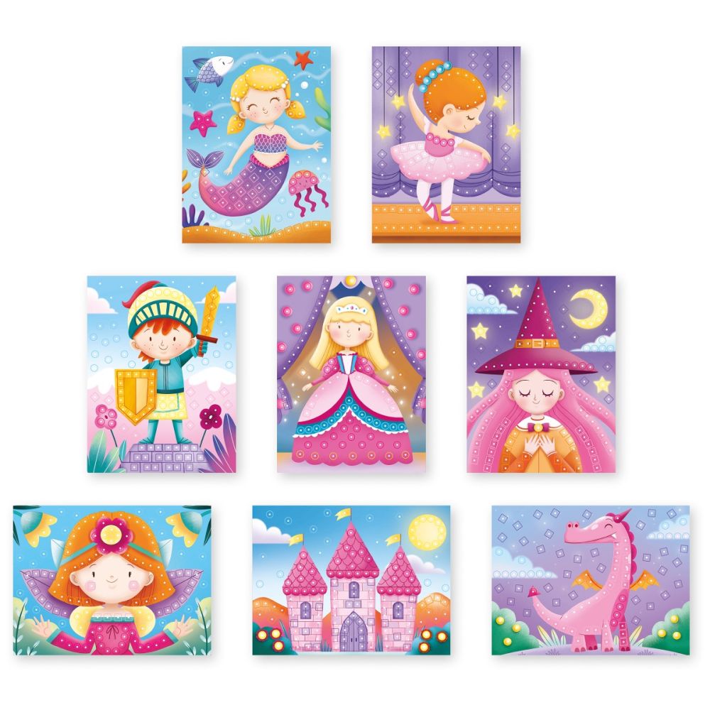 Joc creativ cu mozaic, Quercetti, Pin Fairy