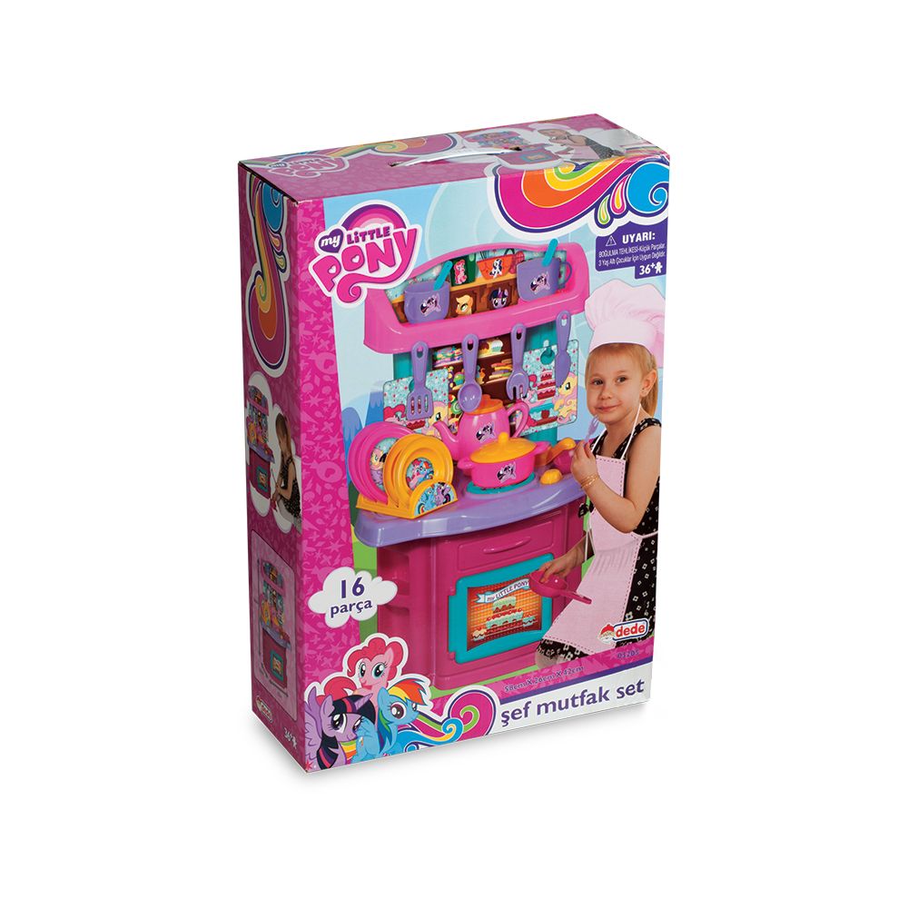 Set de joaca Bucatarie cu 16 accesorii My Little Pony