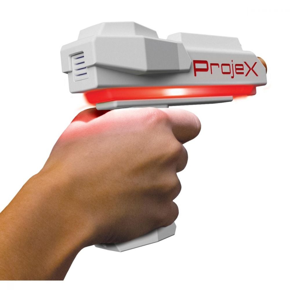 Consola de jocuri cu proiector si 2 blastere, Laser X, ProjeX Animated