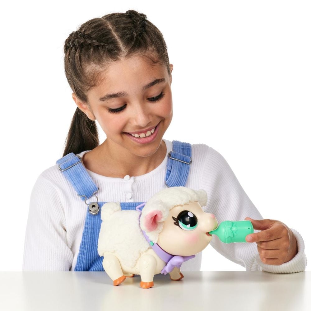 Jucarie interactiva, Little Live Pets, Mielul Snowie