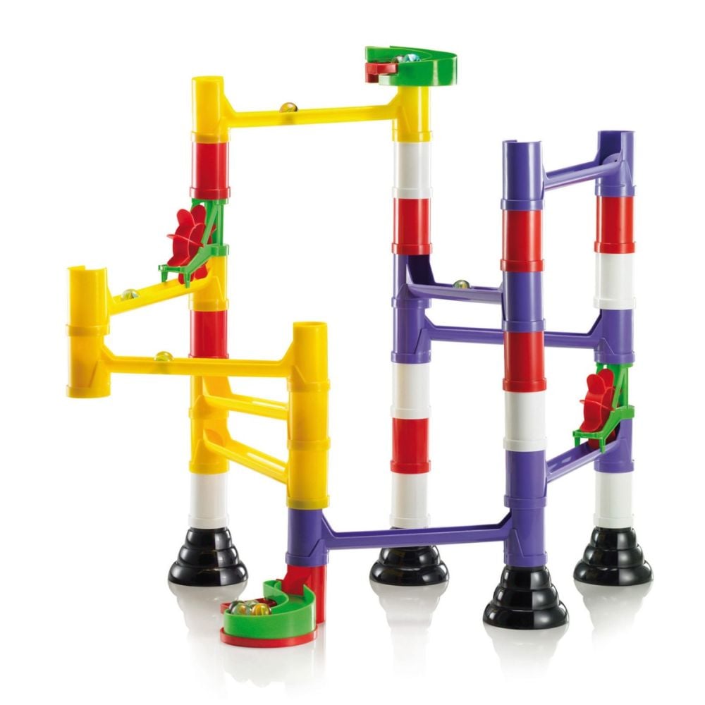 Set de constructie, Quercetti, Migoga Marble Run Basic, 45 piese