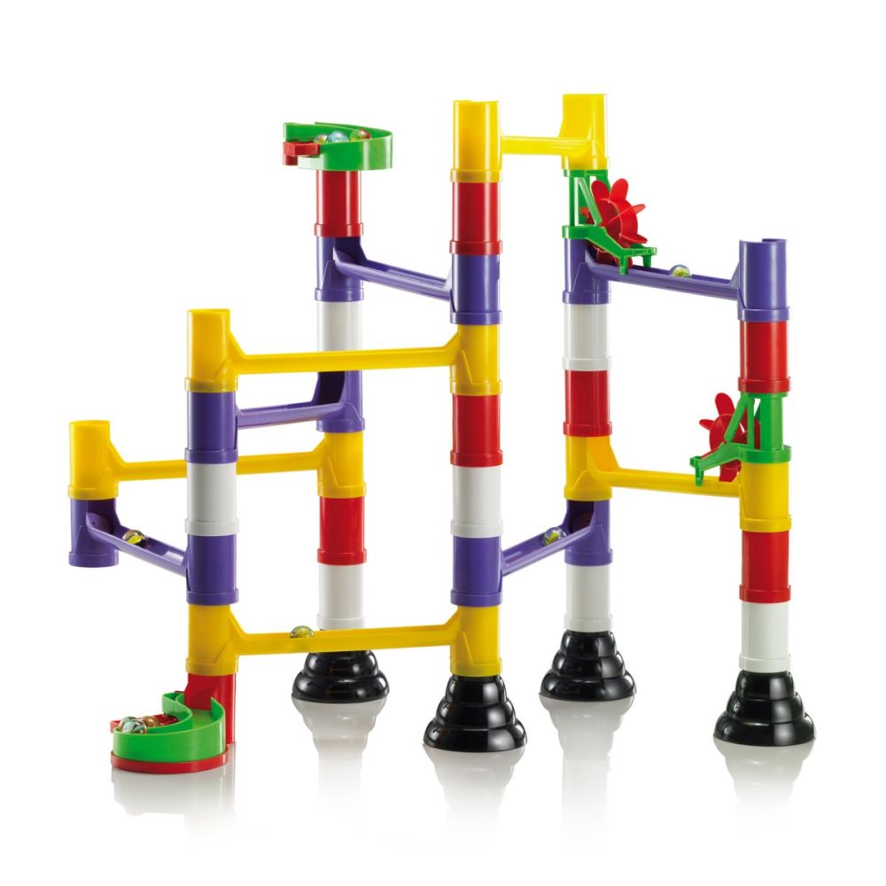 Set de constructie, Quercetti, Migoga Marble Run Basic, 45 piese