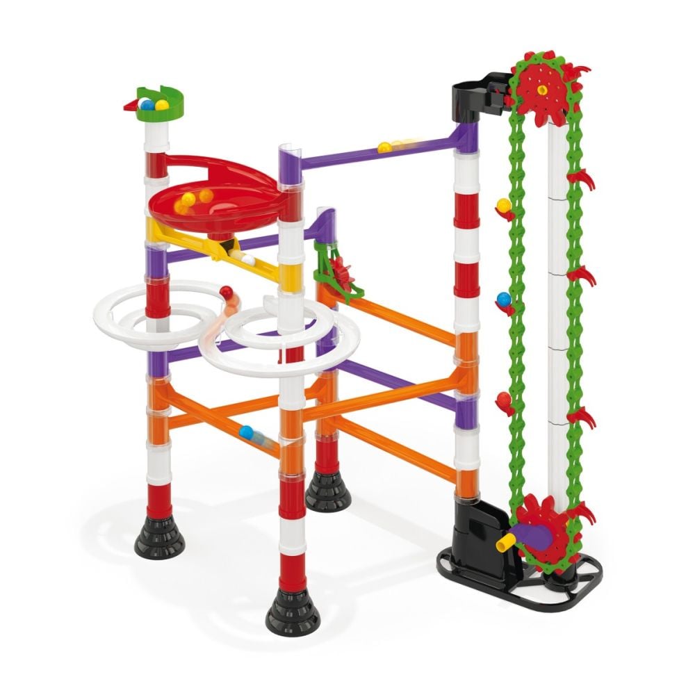 Set de constructie, Quercetti, Migoga Marble Run Elevator, 150 piese
