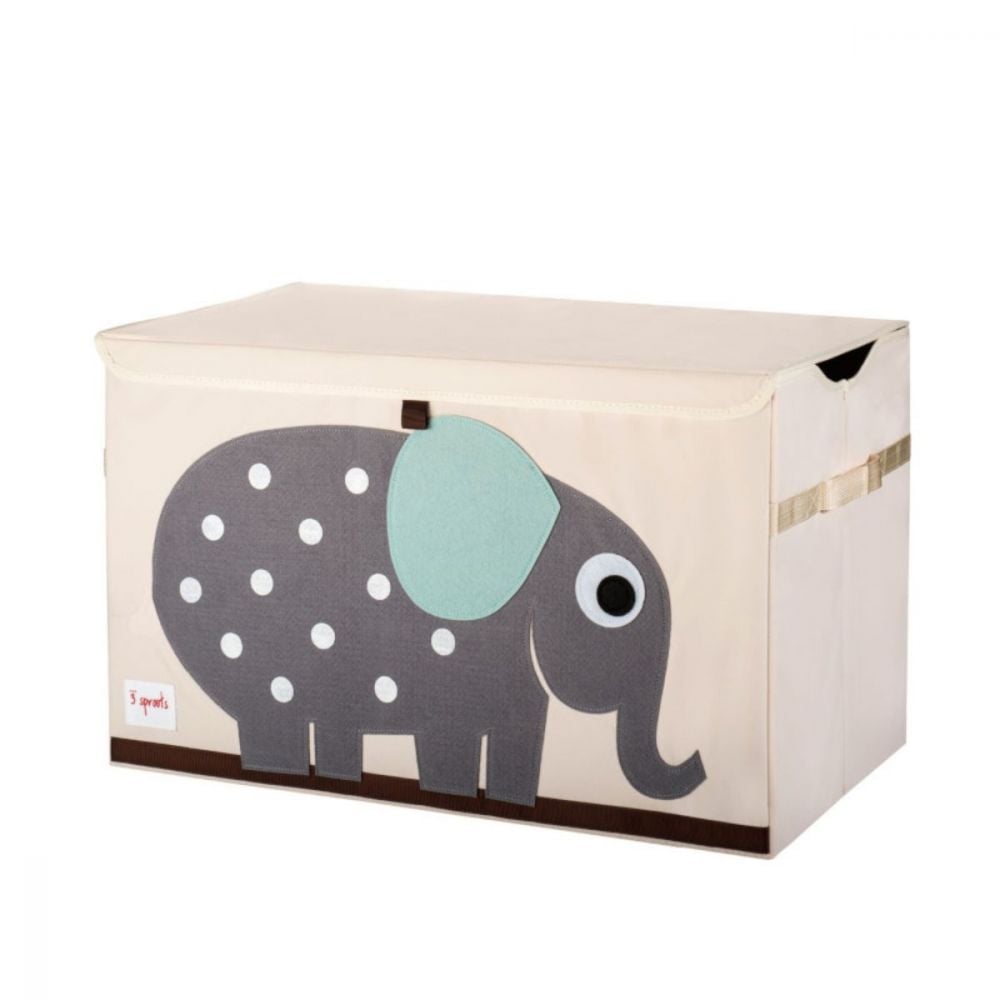 Cutie de depozitare XXL pentru camera copiilor, 3 Sprouts, Elefant