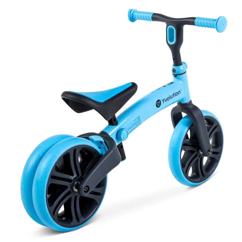 Bicicleta fara pedale Y Velo Junior, Yvolution, Blue