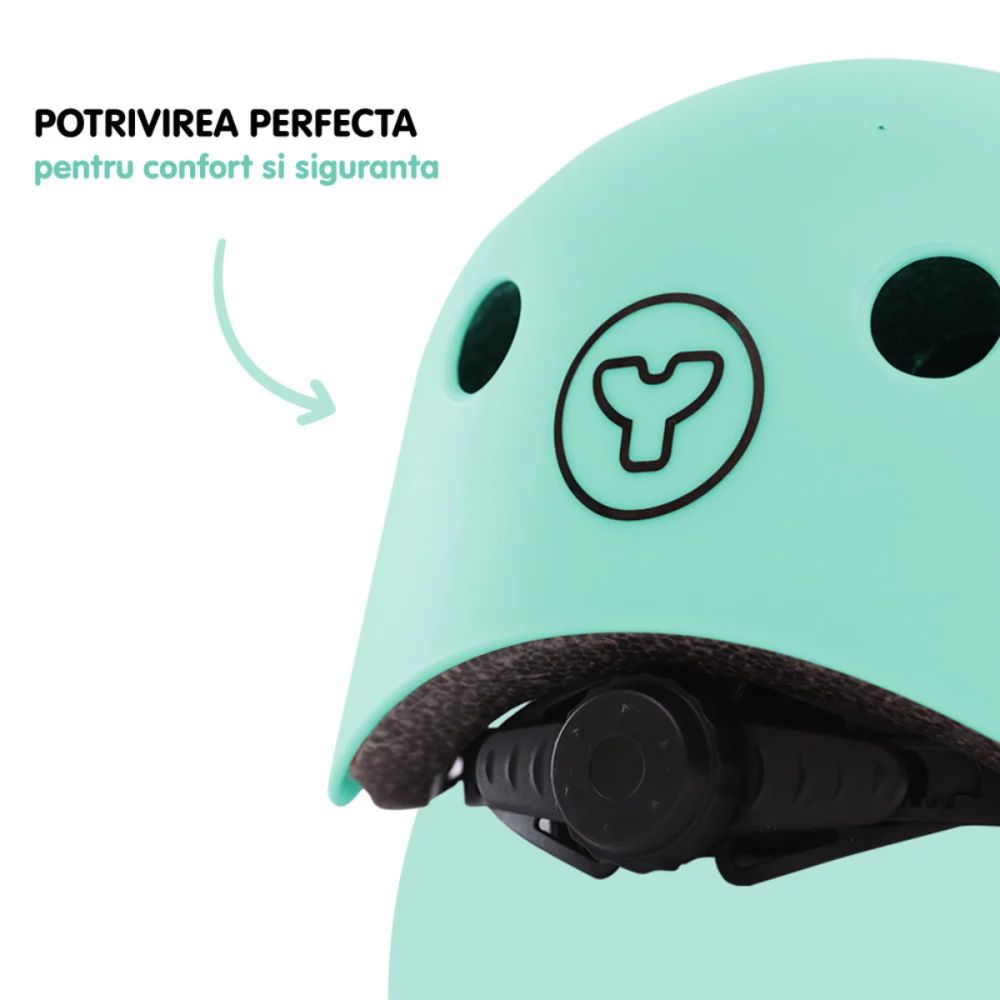 Casca de protectie 44-52 cm, Yvolution, Green