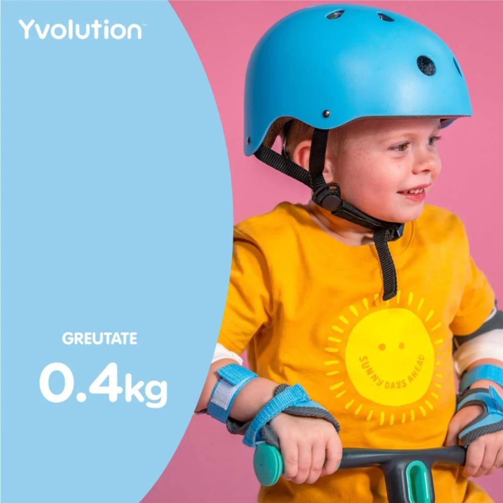 Casca de protectie 44-52 cm, Yvolution, Blue