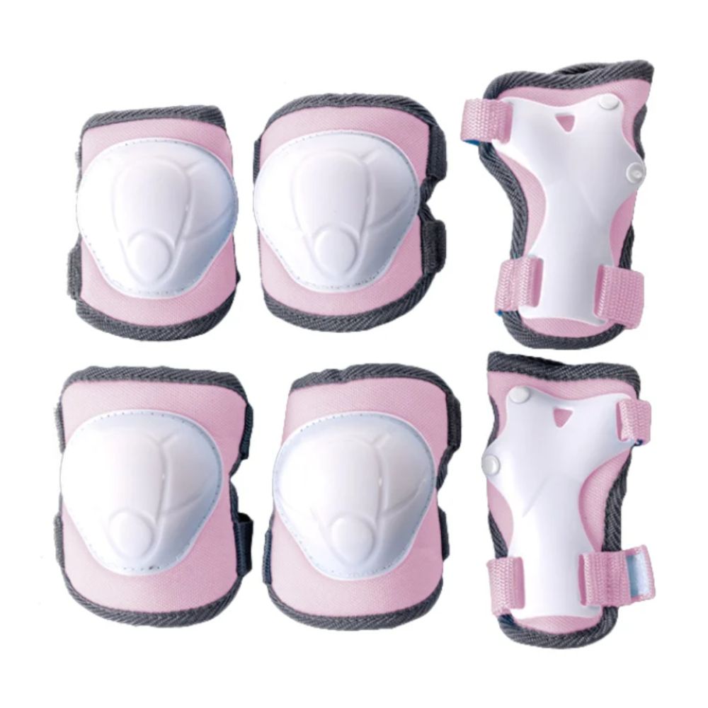 Set 6 protectii sport, 3-5 ani, Yvolution, Pink