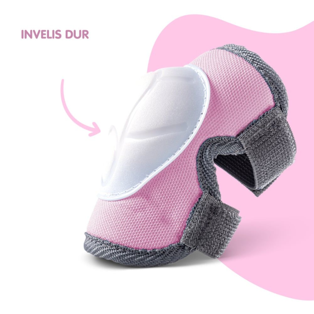Set 6 protectii sport, 3-5 ani, Yvolution, Pink