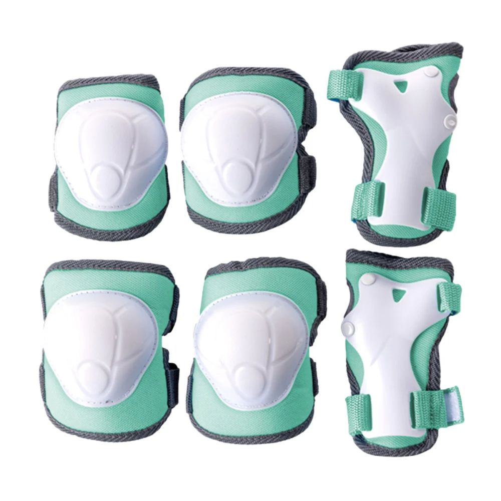 Set 6 protectii sport, 3-5 ani, Yvolution, Green
