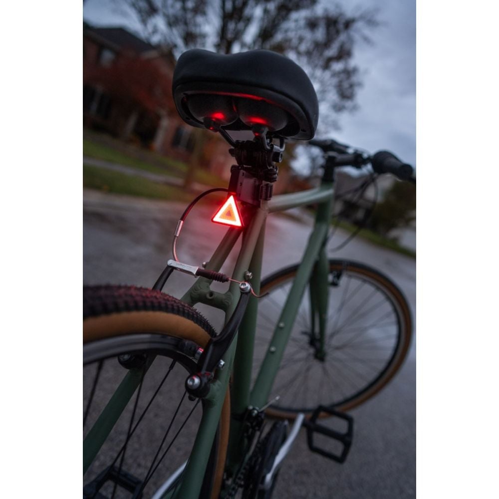 Lumina de siguranta stop ED RBG, Brightz, spate bicicleta, cu 7 efecte luminoase, Taillight