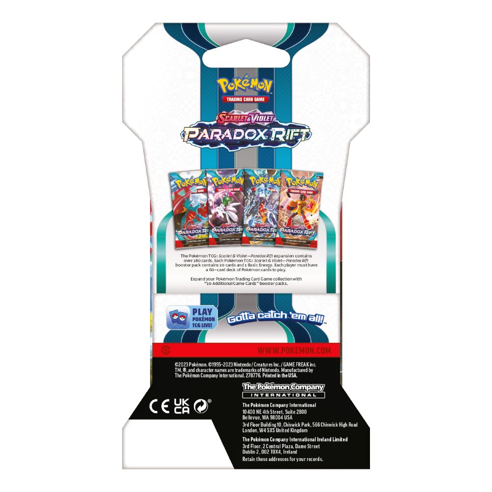 Set carti de joc, Pokemon TCG, Paradox Rift, Blister