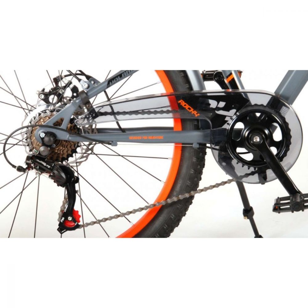 Bicicleta EandL Cycles, Rocky, 24 Inch, 6 viteze, Portocaliu