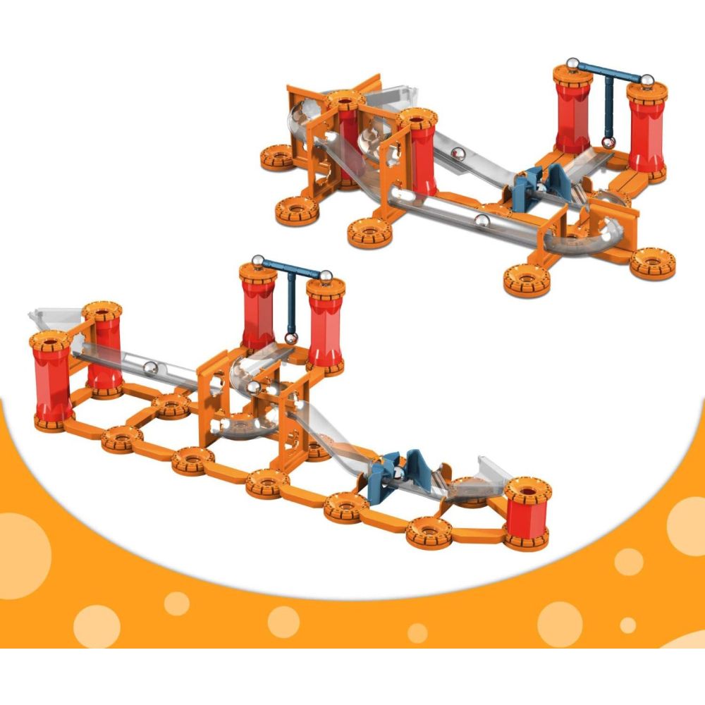 Joc de constructie magnetic Geomag Mechanics Gravity Race Track, 115 piese