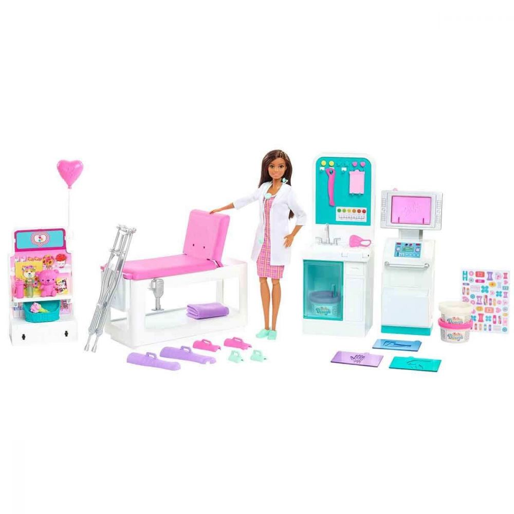 Set Papusa Barbie, Fast Cast Clinic
