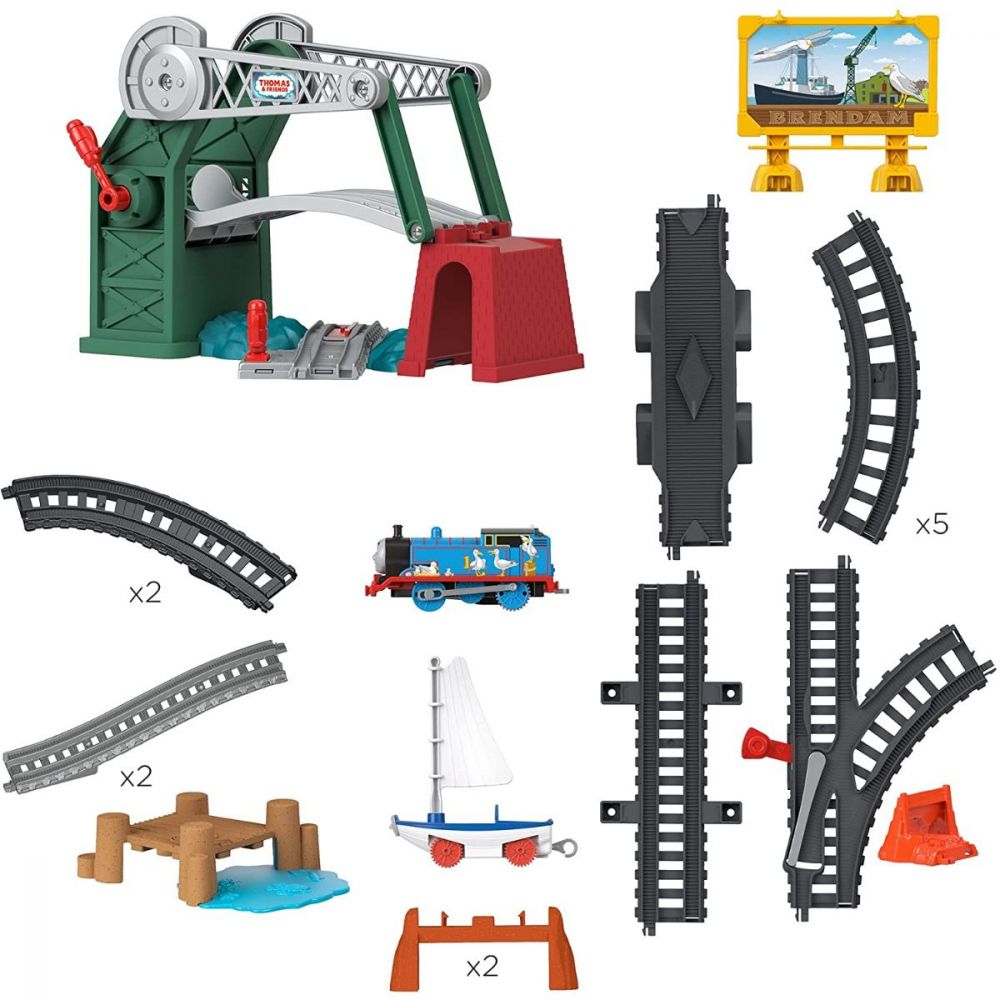 Set de joaca Thomas and Friends, tren electric cu pod
