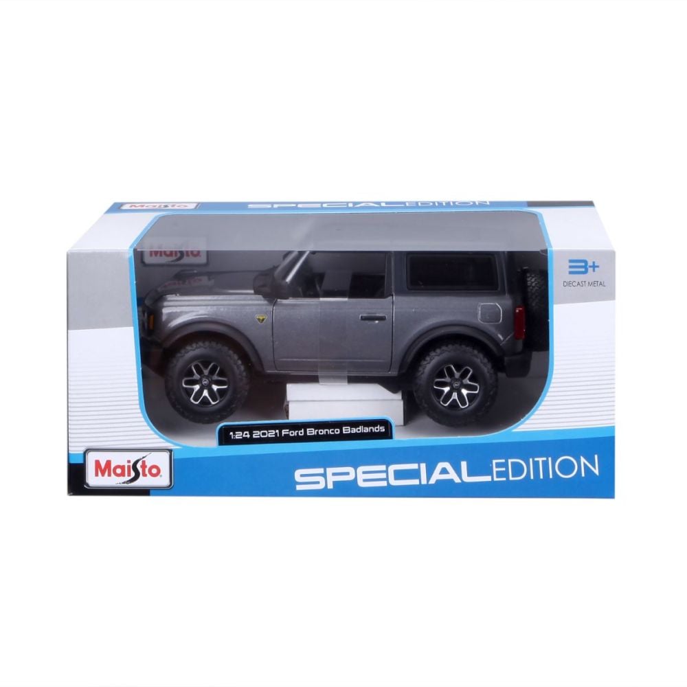 Masinuta Maisto, Ford Bronco Badlands, 1:24, Gri