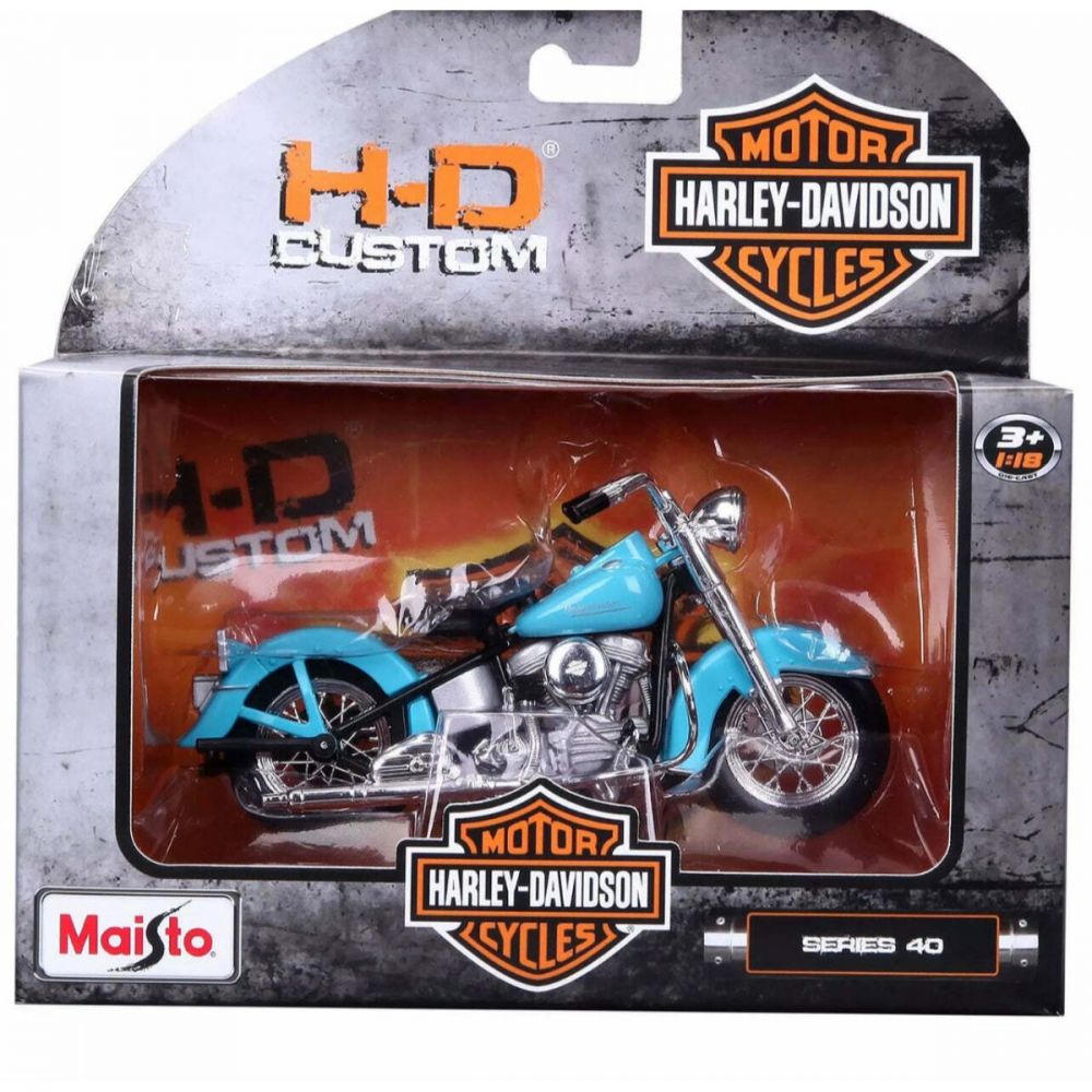 Motocicleta Maisto Harley-Davidson, 1:18, 1953 FL Hydra Glide