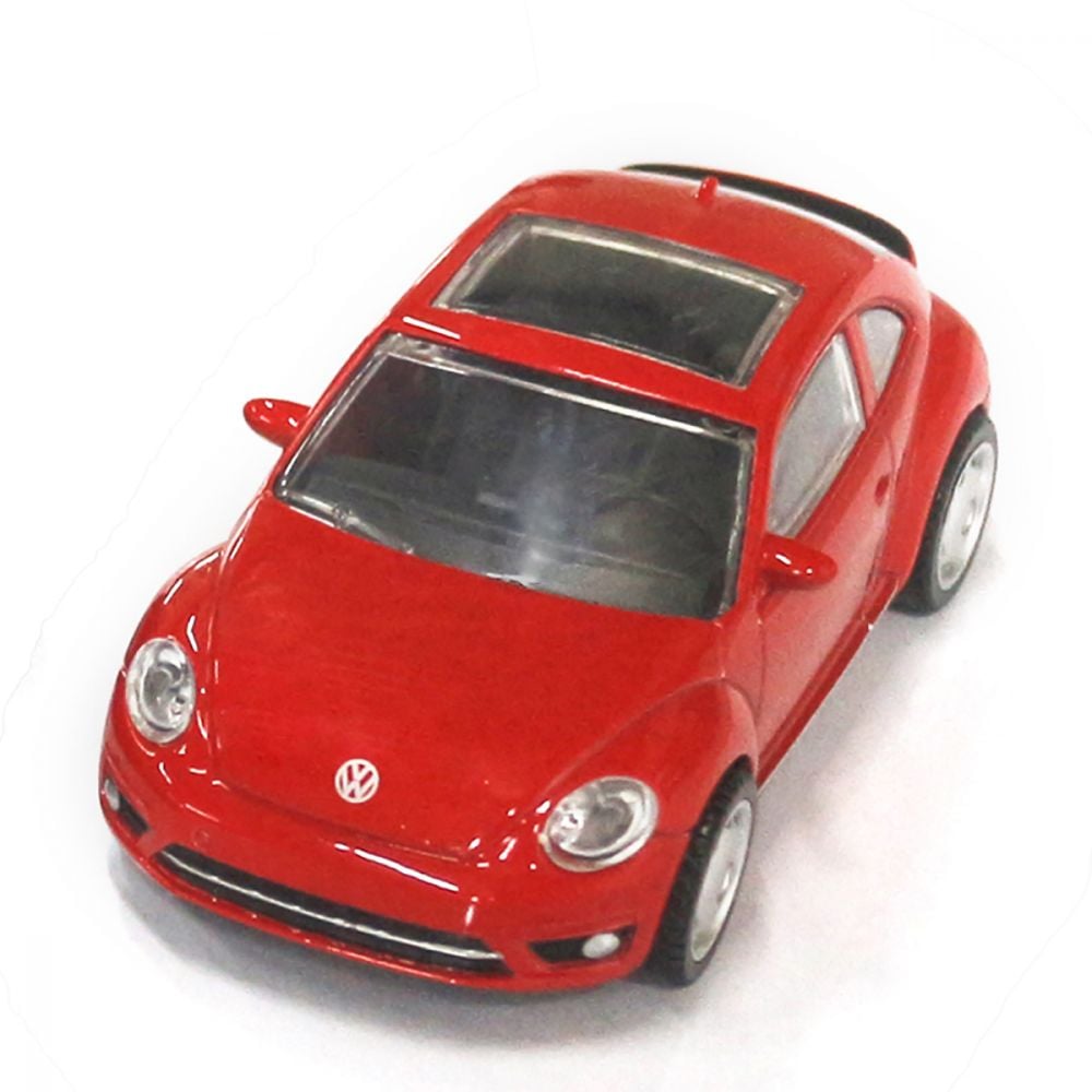 Masinuta Rastar Volkswagen Beetle, Rosu, 1:43