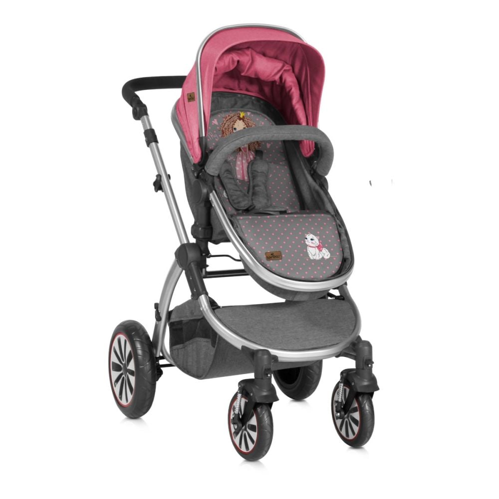 Carucior Lorelli Sistem 2 in 1 Rose and Grey Princess