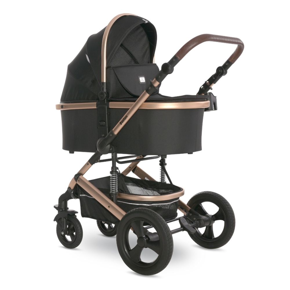 Carucior set transformabil Lorelli Boston, pana la 22 kg, Black