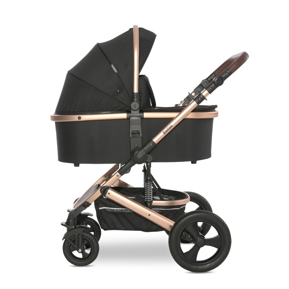 Carucior set transformabil Lorelli Boston, pana la 22 kg, Black